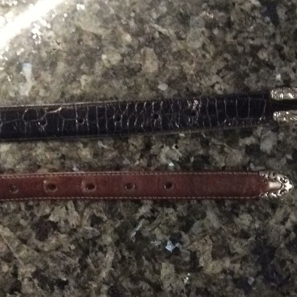 Two Brighton Leather Belts - Picture 3 of 8